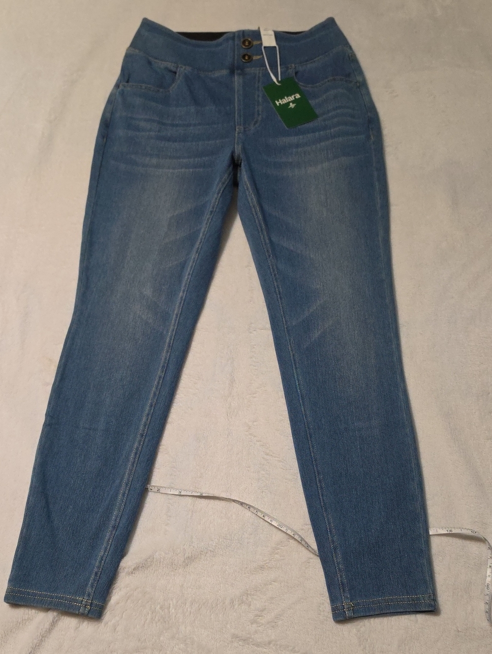Nwt HALARA Blue Women's Jeggings Stretch Denim #19